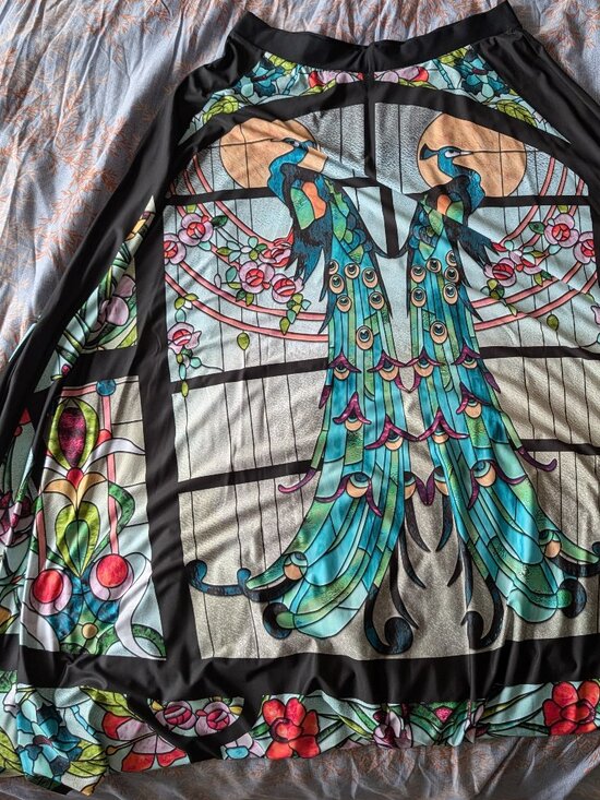 Blackmilk Dresses & Skirts - Black Milk peacock maxi skirt